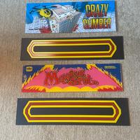 Vetri+plexiglass, lamierato x videogiochi vintage