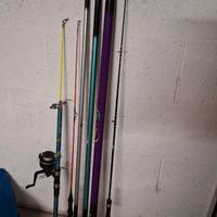 Canne da pesca + Attrezzatura