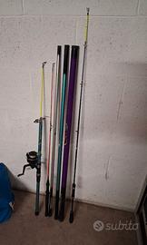 Canne da pesca + Attrezzatura