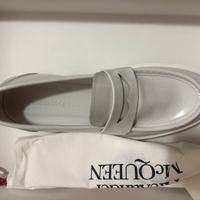 Mocassino bianco Alexander Mc Queen 43,5