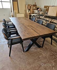 Tavolo Taverna 8cm spessore 