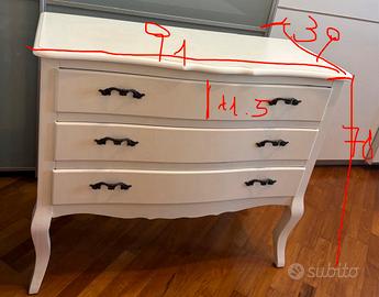 Cassettiera shabby