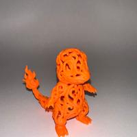 Statua Pokémon Charmander Stile Voronoi