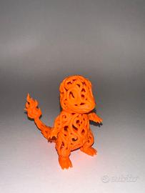 Statua Pokémon Charmander Stile Voronoi
