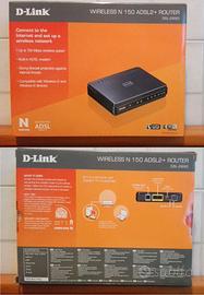 Modem Router Wireless D-Link DSL-2680-N150 ADSL2