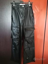 Pantaloni ragazza in similpelle 