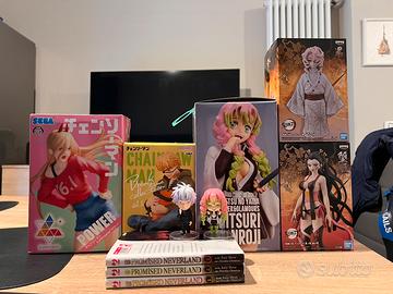 Action figures Demon slayer e Chainsaw man + altro