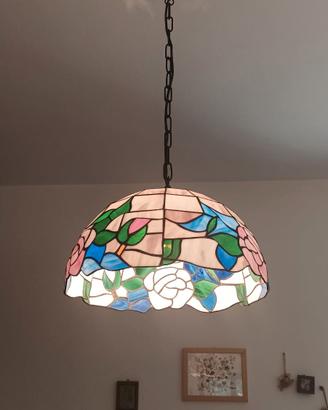 Lampadario stile Tiffany