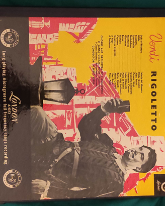 Rigoletto cofanetto Vinile vintage 33 giri