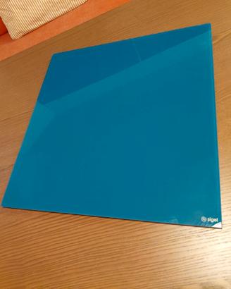Lavagna magnetica in vetro Blu Sigel 48x48