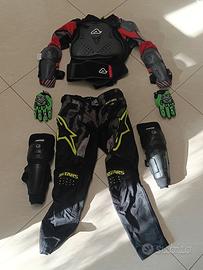 Completo Cross Bambino 6-9 anni come nuovo