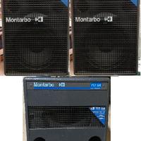 Coppia casse attive Montarbo 210A + sub 112SA
