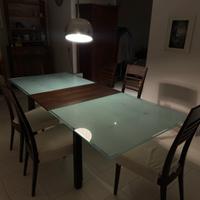 Tavolo allungabile Calligaris + 7 sedie