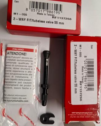 Valvola da 55mm  Fulcrum 2 WAY FIT/tubeless 