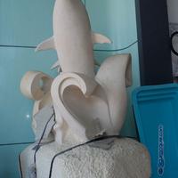 Statue in pietra leccese scolpite a mano