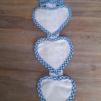 Fiocco nascita in tela aida da ricamare