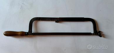 Seghetto da ferro vintage inizio ‘900  Manico legn