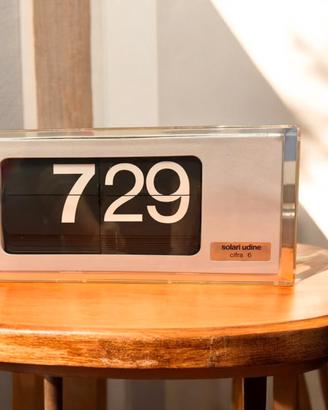 solari cifra 6 design vintage anni 70