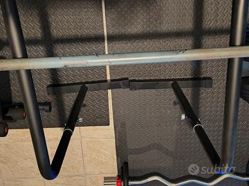 Parallele decathlon e bilanciere artigianale 