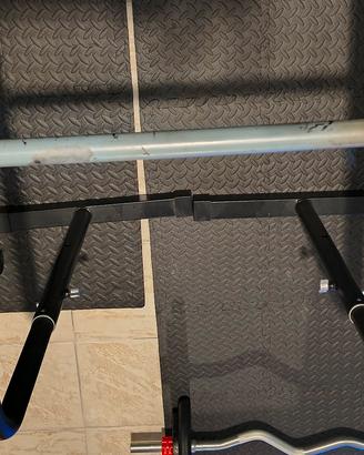 Parallele decathlon e bilanciere artigianale 