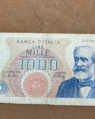 1000 lire Giuseppe Verdi 1 tipo