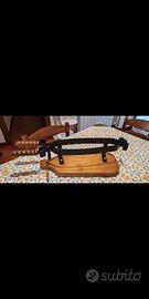 Morsa porta prosciutto in legno