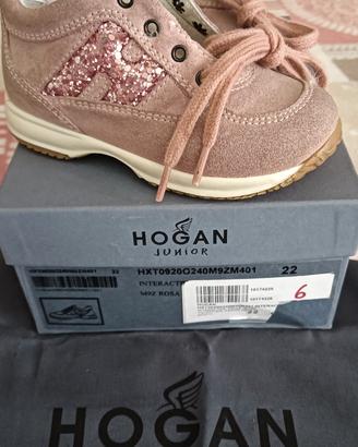 hogan junior bambina rosa glitter interactive 22