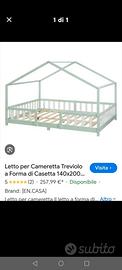 Letto montessori una piazza e mezza NUOVO IMBALLAT