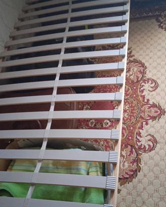 letto materasso Memory foam e rete a doghe