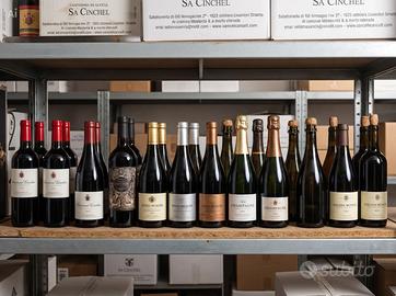 LOTTO bottiglie di vetro vuote vino sfuso birra