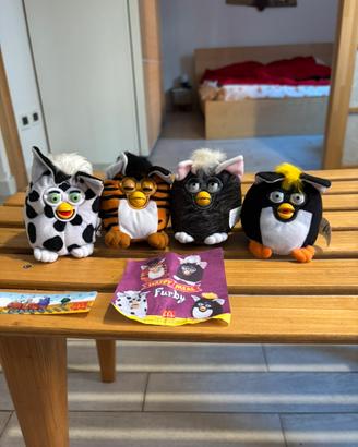 Lotto 4 Peluche Furby Vintage McDonald's 1999-2000