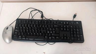 Logitech K120 tastiera USB + Logitech M-BJ58 mouse