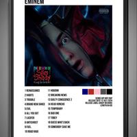 Poster “The Death Of Slim Shady” di Eminem.