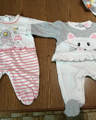 abbigliamento bimba da o a 12 mesi