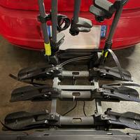 Portabici da gancio Traino 3 bici