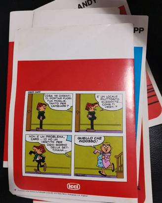 lotto 7 quaderni piccoli scuola vintage Andy Capp