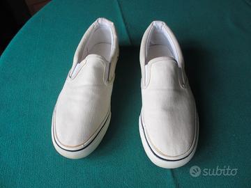 Scarpe da donna di tela bianche N. 39
