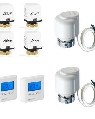 kit elettrotermovalvole 