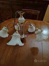 Lampadario vetro murano