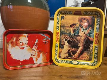 Set vassoi coca cola vintage