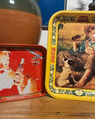 Set vassoi coca cola vintage