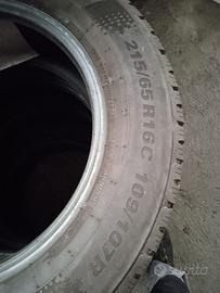 N.4 gomme invernali kumho 215/65 r 16 c109/107r