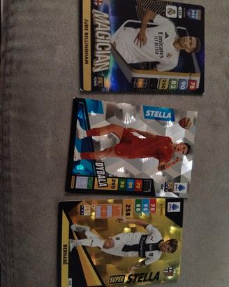 Carte Calcio Bellingham,Dybala,Bernabé 
