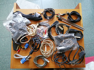 Cavi audio, video, computer, prese scart ecc