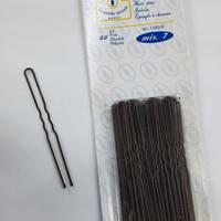 forcine ondulate  marroni 7cm
