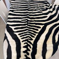 Coperta zebrata soffice matrimoniale