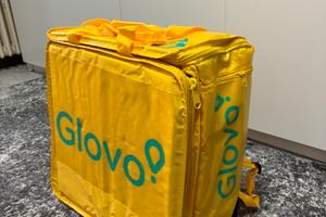 Kit Glovo Borsa casco porta cellulare Zaino