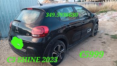 Citroen C3 SHINE incidentata sinistrata mondialcar