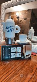 Caffettiera Art Decò Capacità 2 Tazze Compresa Una