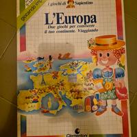 Gioco da tavolo educativo vintage Sapientino Europ